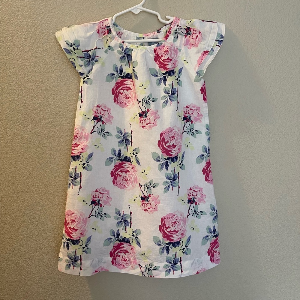 Baby Gap Floral Linen Dress